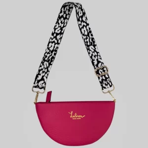 Moon Clutch Bag - Magenta