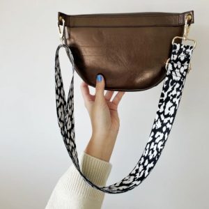 Nola bag - metalic brown
