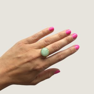 Grüner Aventurin Ring