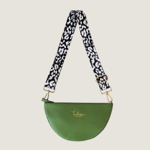 Moon Clutch Bag - Green